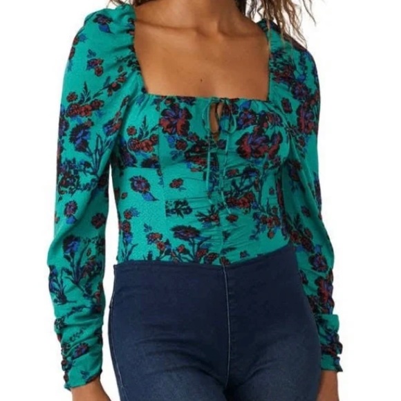 Free People Hilary Printed Top - Picture 1 of 3